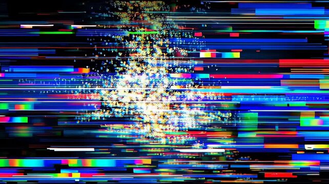 Glitch Art Background