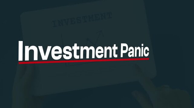 Investment Panic: A digitally composed image conveys the unease and concern surrounding financial decisions, using the evocative term Investment Panic to highlight the uncertainty in the market.