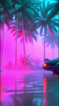 eon Tropical Night Car Scene