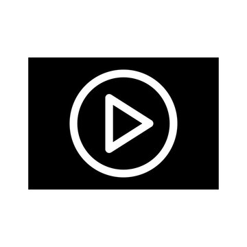 video glyph icon