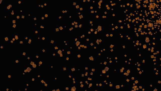 Small orange dots scattered randomly across a solid black background creating a simple textured pattern for artistic design projects and digital graphic backgrounds for modern creative web layouts