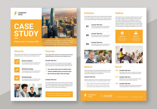 Case Study Minimal Flyer Design