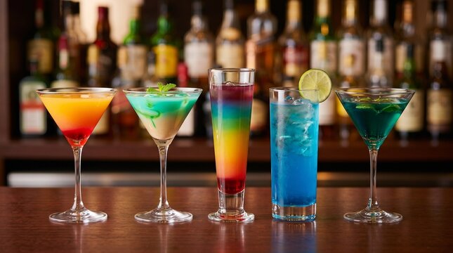 Dive into a spectrum of taste with our best-selling cocktails! Vibrant hues, bold flavors, and a perfect blend await you at the bar. Cheers to indulgence