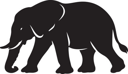 Obraz premium Elephant silhouette
