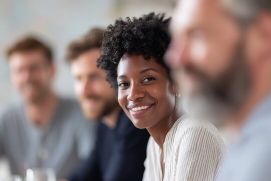 diverse employees working together feeling valued respected and engaged inclusive company culture