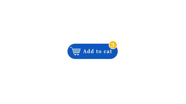 Add to cart button in a 3D space with analog distortion