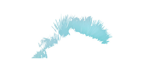 Fototapeta premium A vector illustration of tree branches isolated on a white background features a black ink texture and grunge art elements for a natural nature design pattern