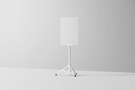 Tripod banner right view mockup