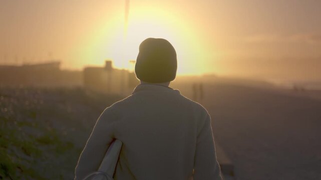 silhouette of a man