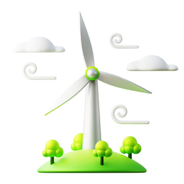 3d wind turbine generator