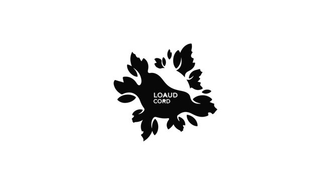 black bird logo with leaves and text