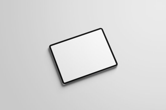 Tablet top view mockup
