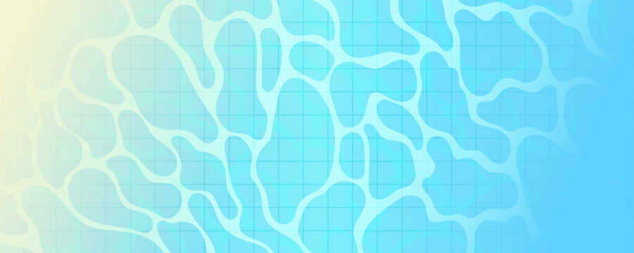 Summer swimming pool texture background. Water ripple pattern