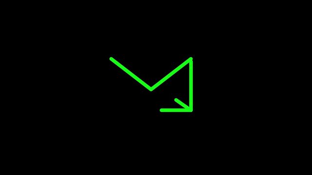 Mail box animation and sow mail 4k video