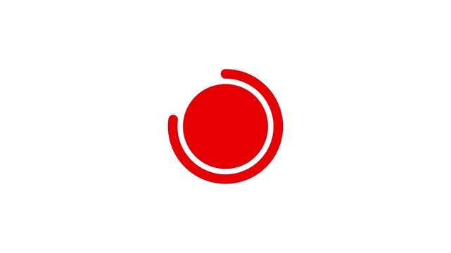 Cheek mark icon animation .icon concept 4k video.