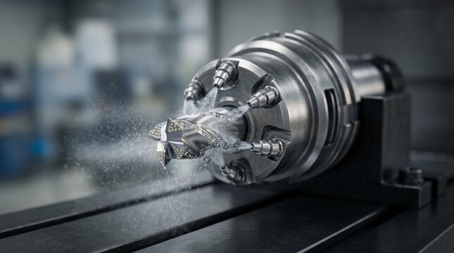 Industrial lathe chuck, metalworking tool, precision engineering equipment, manufacturing machinery