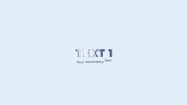 Minimal Elegant Corporate Text Animation Intro Title Wide for Social Media