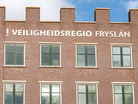 Headquarters of regional safety organization Veiligheidsregio Fryslan housing fire department and GGD management and regional emergency dispatch center, Leeuwarden, Friesland, Netherlands