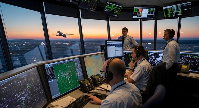 Air Traffic Control: Pilots and Experts Monitoring Flight Data