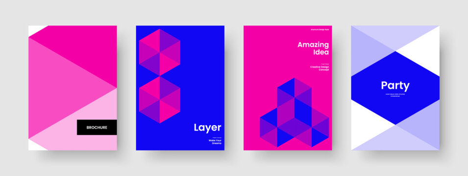 Geometric Business Presentation Design. Modern Poster Layout. Isolated Background Template. Book Cover. Banner. Brochure. Flyer. Report. Notebook. Pamphlet. Catalog. Portfolio. Journal. Advertising