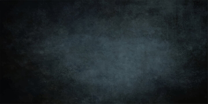 A dark blue grunge wallpaper featuring an aged concrete wall texture with a vintage black pattern on a dirty blank surface