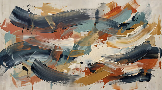 Abstract gray and orange pixel art background