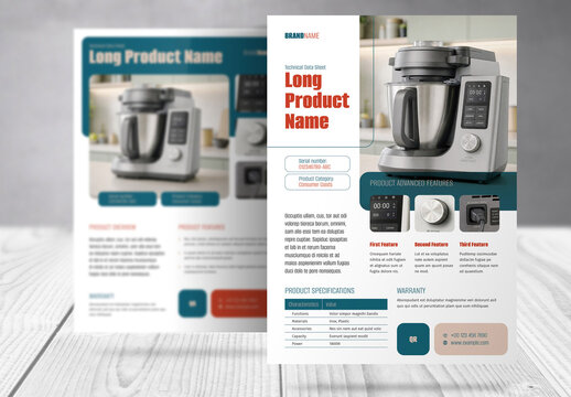 Product Specification Data Sheet Template 