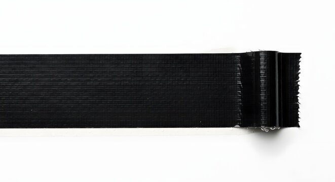 Closeup view of black carbon fiber material seamless background texture