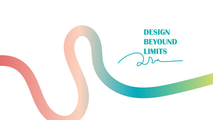 Obraz premium Colorful gradient lines on black background. Design Template For ads, Banner, Poster, Cover, Web, Brochure, Wallpaper