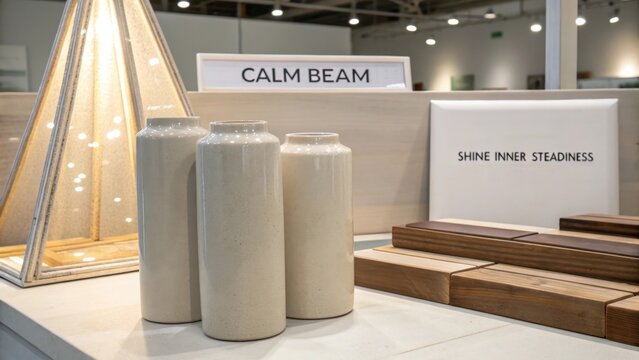 Ceramic Beams for Calm Lighting Display
