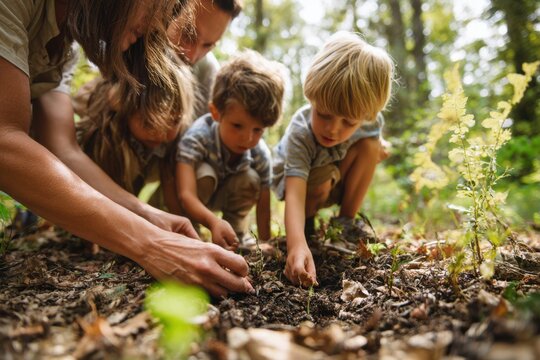Active Family Kids Scavenger Hunt Bugs Spring Time Outside