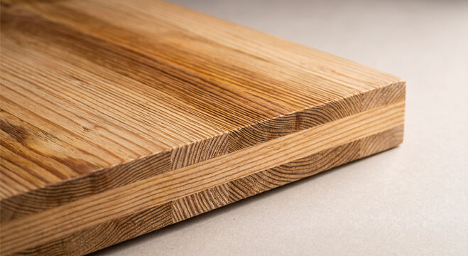 Cross laminated timber surface, engineered wood panel detail, CLT sustainable material, green building timber layer, eco construction wood grain