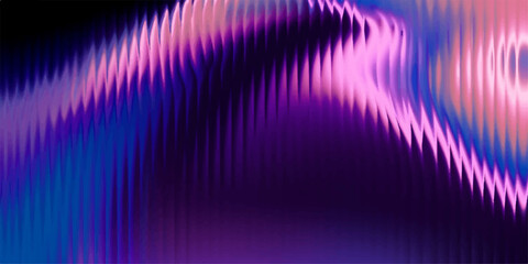 An abstract rainbow background features a bright colorful vector design with glowing light waves and motion lines on a dark digital technology backdrop © AeroVista