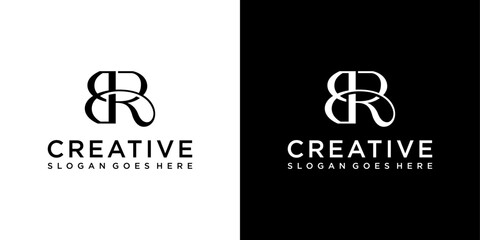RB or BR initial letter logo design vector template © Kurniawan