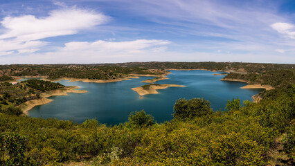 Fototapeta premium Dam in the alentejo in portugal