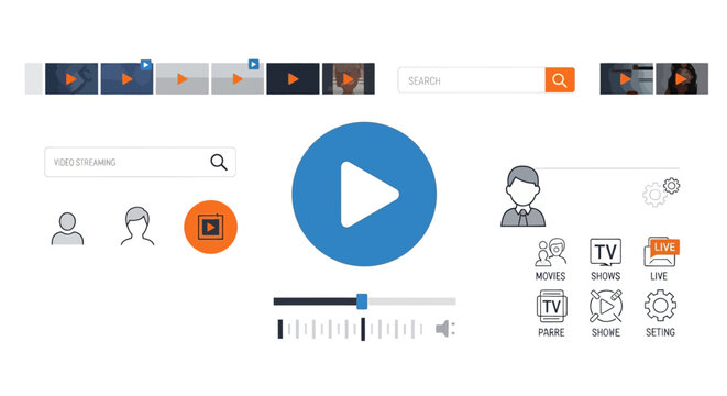 Video Player Interface Elements and Controls.