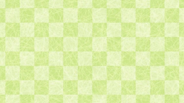 Light Green Washi Paper Checkered Background Pattern