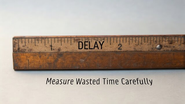 Rusty Ruler Labeled Delay Measures Wasted Time