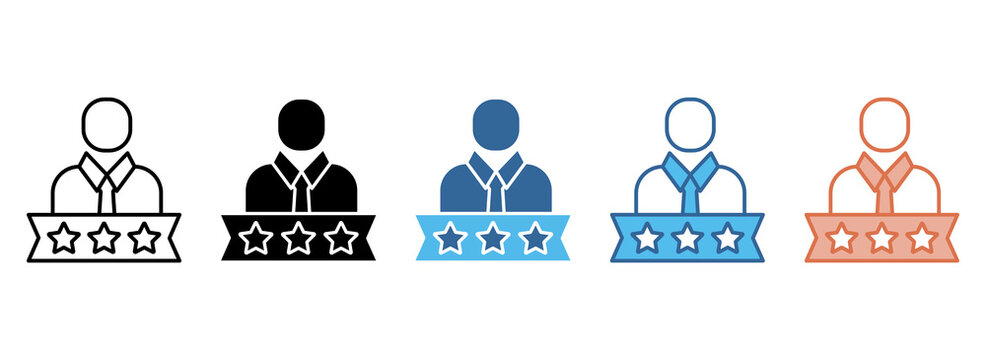 Expert Icon Set Multiple Style Collection