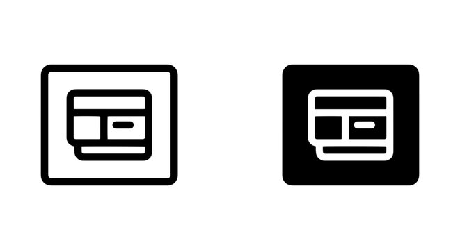 Credit Card Icons, Payment Symbols, Financial Icons, Vector Set