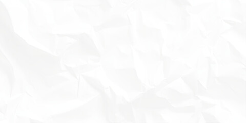 Obraz premium Crumpled white paper texture background with soft folds and creases for design