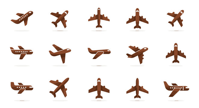 Collection of vintage toy airplanes.