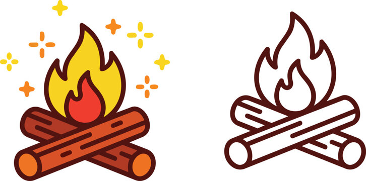 fire and flames