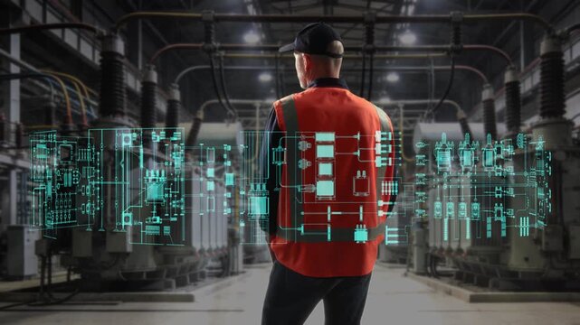 Professional In Protective Clothing Reviews Digital Schematic Displays In Industrial Environment