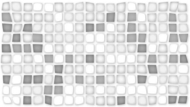 A motion illustration background composition with quadrangular geometric shapes