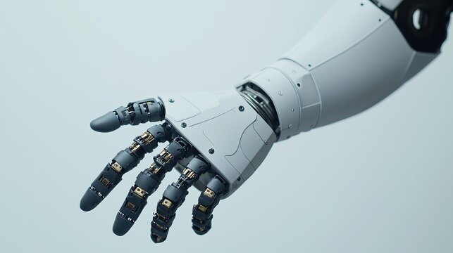 Personalized robotic prosthetic limbs adapting to user movement and brain signals, providing natural dexterity and seamless integration, advanced biomechanics