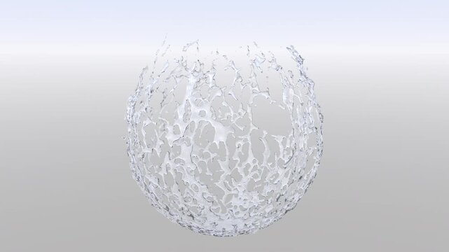 球体の水