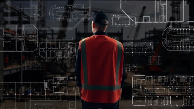 Examining City Construction Plans With Visual Overlays And Safety Sequencing Considerations