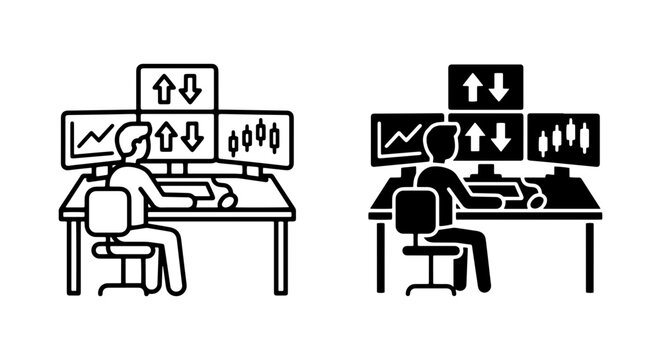 business analytics and management vector icons set on white background