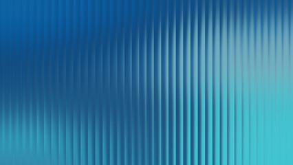 Vertical fluted glass effect on dark blue, cyan, and deep teal fluid background for modern software mockup design. © Reazy Studio